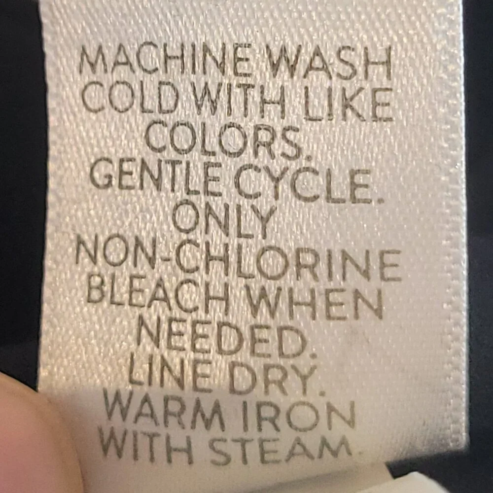 J.Jill Womens XL Petite Black Sleeveless Faux Wrap Maxi Dress Star Floral Ruffle - Picture 9 of 11